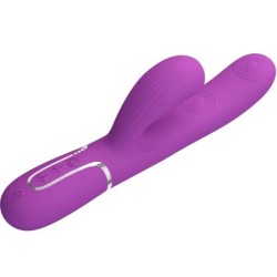Perlita Multifunktsionaalne Rabbit Vibraator 3 Ühes Lilla