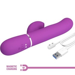 Perlita Vibrator Rabbit Multifunktionsgerät 3 In 1 Lila