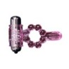 Anneau Silicone 10 Rythmes Langue Avec Vibration Rose