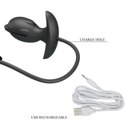 Plug Anal Dauphin Gonflable & Rechargeable