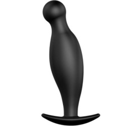 Silikoninen anaalitulppa 11,7 cm musta
