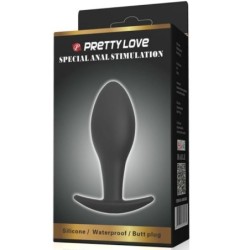 Plug Anal Silicone Âncora 8.5 Cm Preto