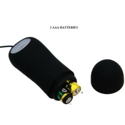 Plug Anal Silicona Forma Ancla 12 Modes Vibració Negre