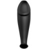 Anal Plug Silikone Penisform Og 12 Vibrationstilstande Sort