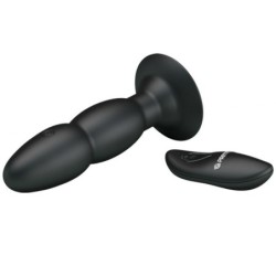 Plug Vibrator cu Vibrații și Rotație cu Telecomandă