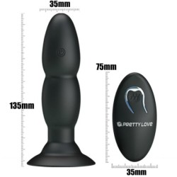 Remote Control Rotating Vibrating Butt Plug