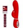 Prescott Vibrator Punctul G Multifuncțional Roșu