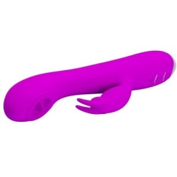 Rachel Wiederaufladbarer Vibrator mit Saugnapf Lila