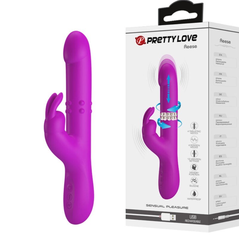Reese Vibrator med Rotation Lila