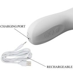 Reese Vibrator z Rotacijo Srebrn
