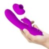 Regina Oplaadbare Vibrator-Zuiger Paars