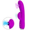 Regina Vibrador-Sugador Recarregável Roxo