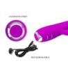 Regina Vibrador-Sugador Recarregável Roxo