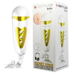 Sally Vibrator Masturbator met Vibratie en Geluid