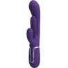 Shania Trojni Vibrator Zajček Multifunkcijski Vijoličen