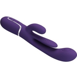 Shania Triple Vibrador Rabbit Multifunció Morat