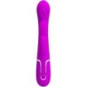 Shania Triple Vibrador Rabbit Multifunción Rosa