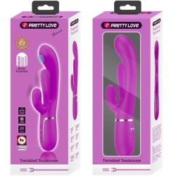 Shania Triple Vibrador Rabbit Multifunció Rosa