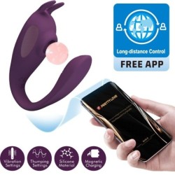 Shey Estimulador & Vibrador App Gratuito Longa Distância Roxo