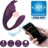 Shey Stimulators & Vibrators Bezmaksas App Tālvadības Purpura