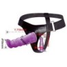 Imbracatura Anale e Vaginale Femminile Viola Punto G 17 Cm