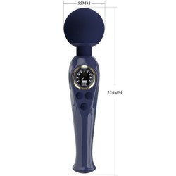 Skyler Vibrador Wand Blau
