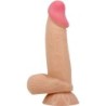 Sliding Skin Series Realistisk Dildo Med Sugpropp Glidande Hud 19.4 Cm