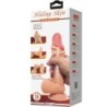 Realistické dildo s prísavkou Sliding Skin Series s posuvnou kožou 19,4 cm