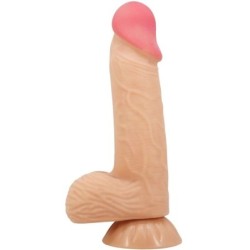 Sliding Skin Series Dildo Realístico Com Ventosa Pele Deslizante 20.6 Cm