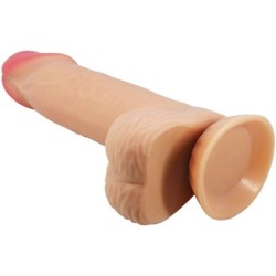 Sliding Skin Series Realistični Dildo s Prijanjalkom Klizna Koža 20.6 Cm