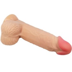 Sliding Skin Series Reālistisks Dildo Ar Piesūcekni Slīdoša Āda 20.6 Cm