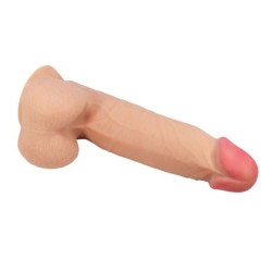 Sliding Skin Series Realistisk Dildo Med Sugpropp Glidande Hud 21.8 Cm