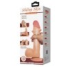 Sliding Skin Series Realistisk Dildo Med Sugpropp Glidande Hud 21.8 Cm