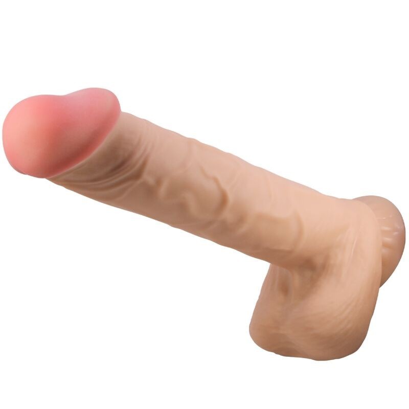 Série Sliding Skin Dildo Réaliste Avec Ventouse Peau Coulissante 26 Cm