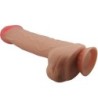 Série Sliding Skin Dildo Réaliste Avec Ventouse Peau Coulissante 26 Cm