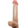 Série Sliding Skin Dildo Réaliste Avec Ventouse Peau Coulissante 26 Cm