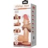 Sliding Skin Series Dildo Realístico Com Ventosa Pele Deslizante Controlo Remoto Natural 21.8 Cm