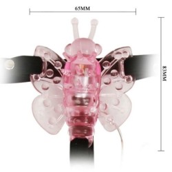 Imbracatura con Farfalla Vibrante Multivelocità