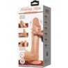 Dildo Realístic Sèrie Sliding Skin Amb Ventosa Pell Lliscosa Control Remot Natural 24 Cm