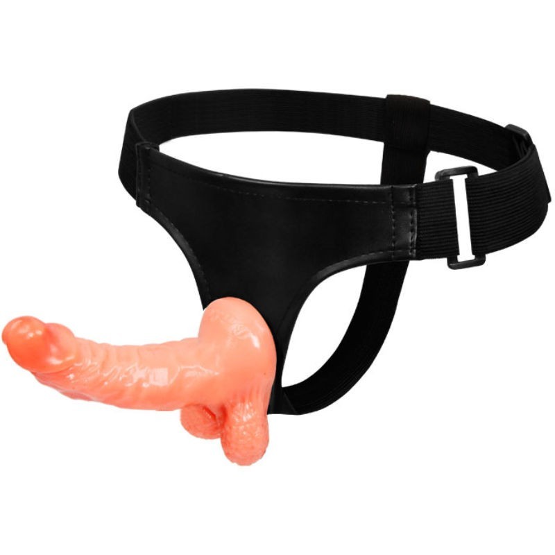 Imbracatura Con Pene Realistico E Slip Regolabile Ultra Passionate 15.5 Cm
