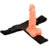 Imbracatura Con Pene Realistico E Slip Regolabile Ultra Passionate 15.5 Cm