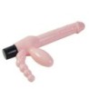 Arnés Sem Corda Tpr Com Vibração E Estimulação Anal 25.4 Cm