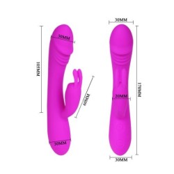 Vibrador Inteligente Com Rabbit 30 Modos Hunter