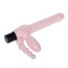 Arnés Sem Corda Tpr Com Vibração E Estimulação Anal 25.4 Cm