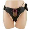 Starks Harness Briefs Vibration Multi-Speed Dildo 17,5 Cm Mulatt