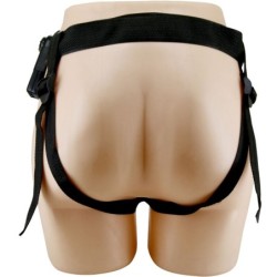 Starks Harness Briefs Vibration Multi-Vitesse Godemiché 17,5 Cm Mulâtre