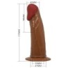 Starks Harness Briefs Vibration Multi-Speed Dildo 17,5 Cm Mulatt