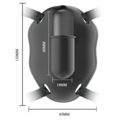 Strap On med Vibrerende Kugle Carter