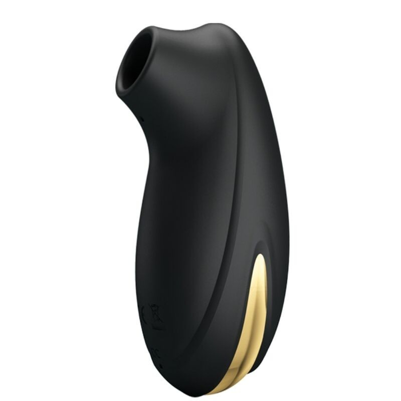 Lyxig Sug- och Massagestimulator Uppladdningsbar Svart Lyxig Sug- och Massagestimulator Uppladdningsbar Svart