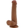 Tallen Realistischer Dildo 22 Cm Mulatte